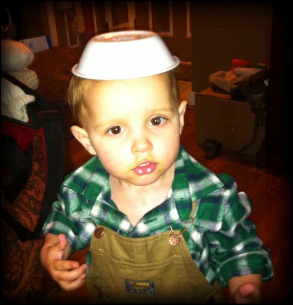 Daniel enjoyed Thanksgiving. But what to do with the empty bowl?