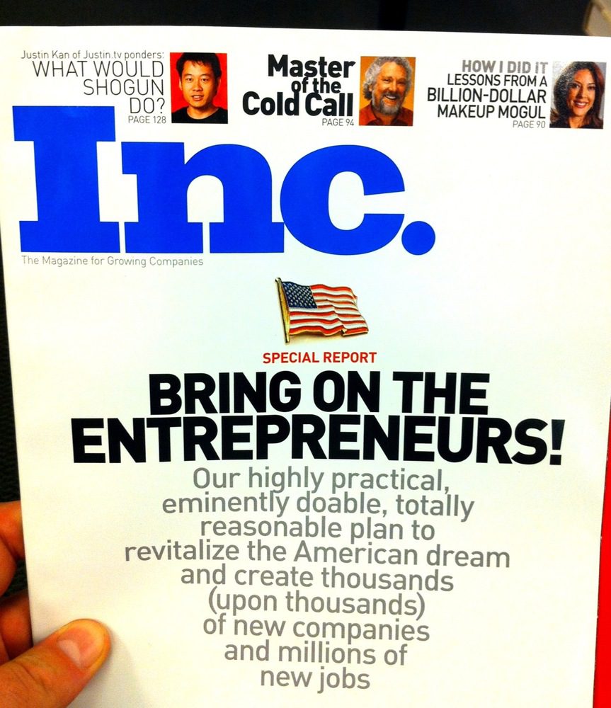 Inc. Magazine on Entrepreneurship