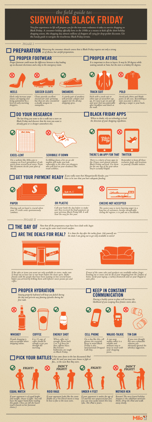 How to Survive Black Friday [infographic]