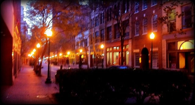 View of Capitol Street this morning