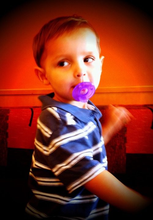 Where did Lily’s binky go? Oh… Daniel has it…