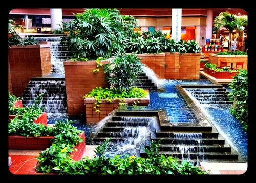 Starbucks Waterfall at Town Center Today