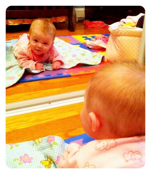 Two Lily’s are Better than One! (Lily in the Mirror)