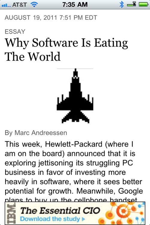 Fantastic essay on the global impact of technology on business by Marc Andressen