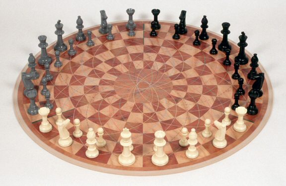 Three-player chess game invented