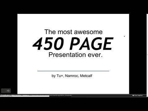 Awesome 450 slide presentation in under 2 minutes! Google Slam Demo