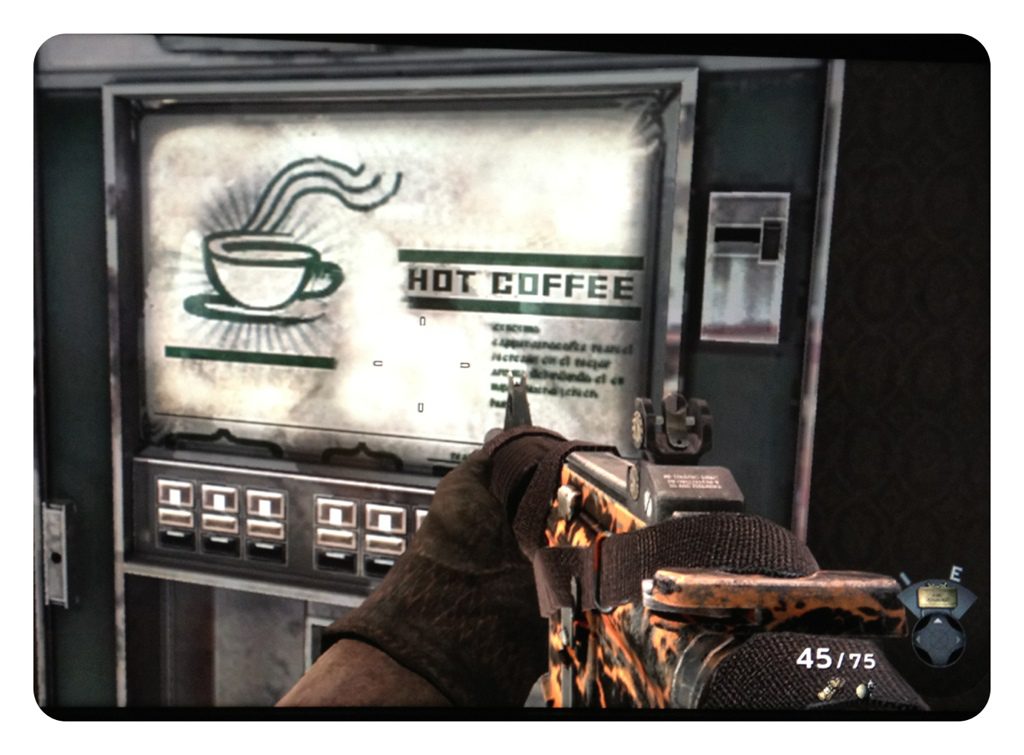 Playing Call of Duty MW3 and came across some coffee!