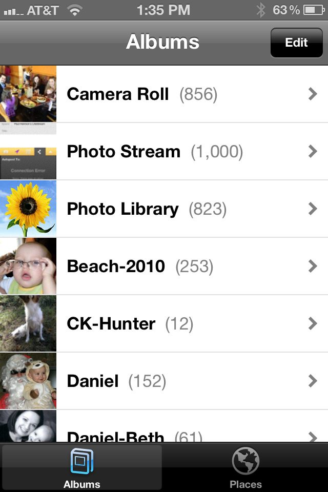 Just passed 1,000 photos in my iPhone PhotoStream