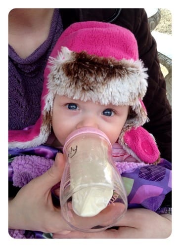 Lily enjoying the great outdoors