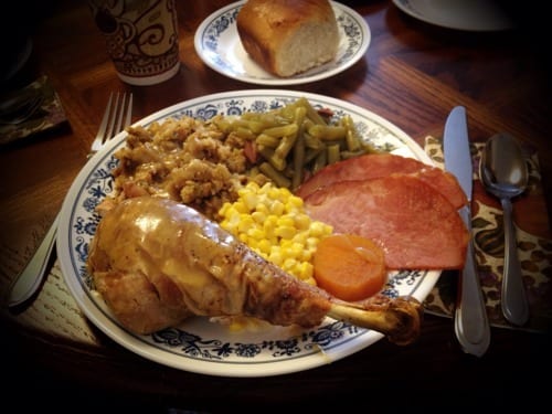 A plate full of thankfulness