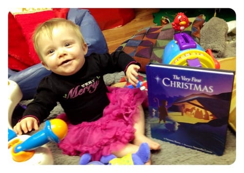 Lily’s first Christmas. She is 8 months old today