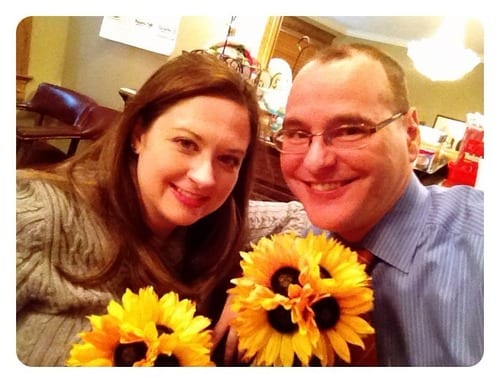 My sweetheart :-) Guess what we have been up to?