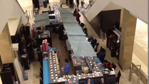 A Sushi Conveyor Belt at Tysons Galleria