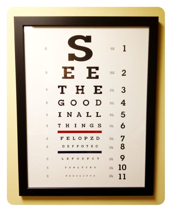 Awesome sign in eye doctors office!