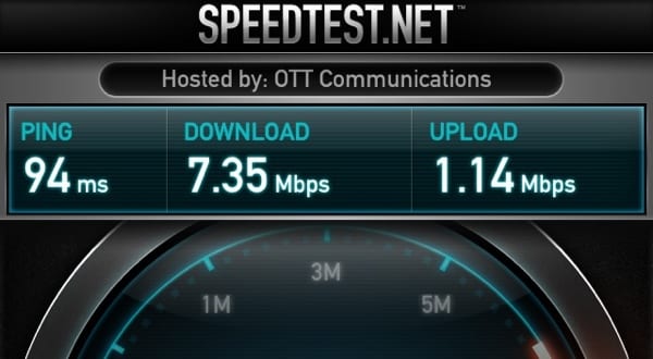 Panera Bread at Town Center has the fastest WiFI speeds in town