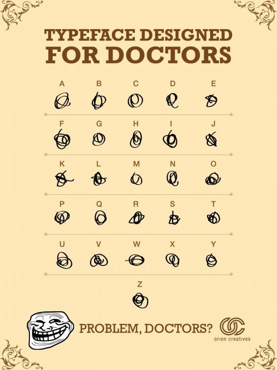 Font for Doctors