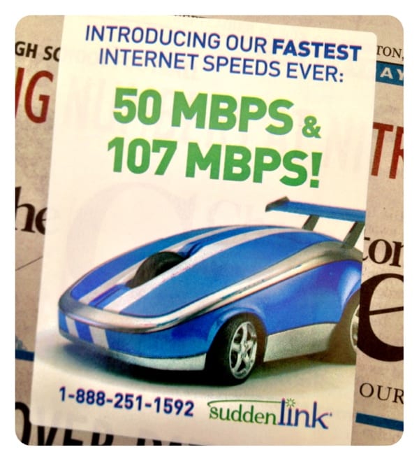 Anyone have this 107Mb internet from Suddenlink yet?