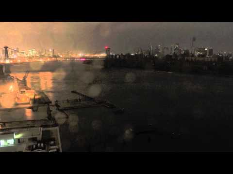 Time Lapse Video New York City Hurricane Sandy Lights Out