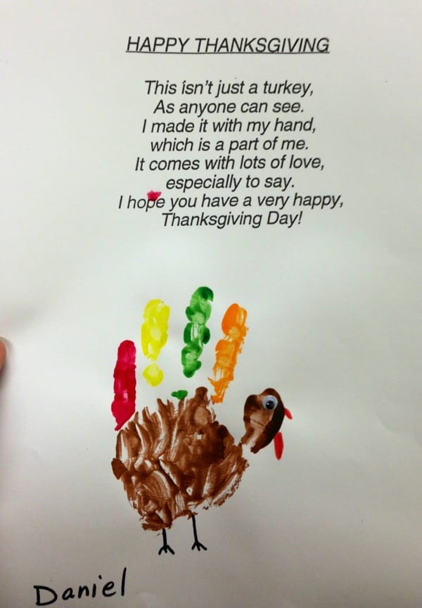 Daniel’s Turkey Hand