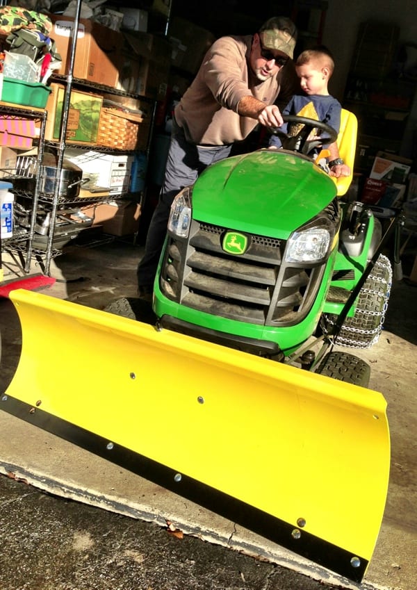 Tractor time. Bring on the snow.