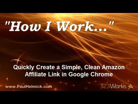 How to Create an Amazon Affiliate Link in Google Chrome