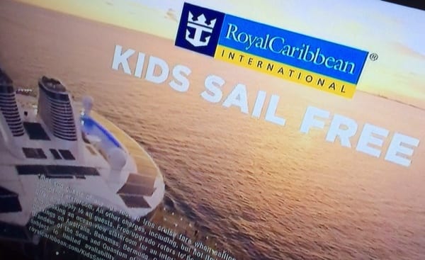 Three lovely little words “Kids Sail Free”
