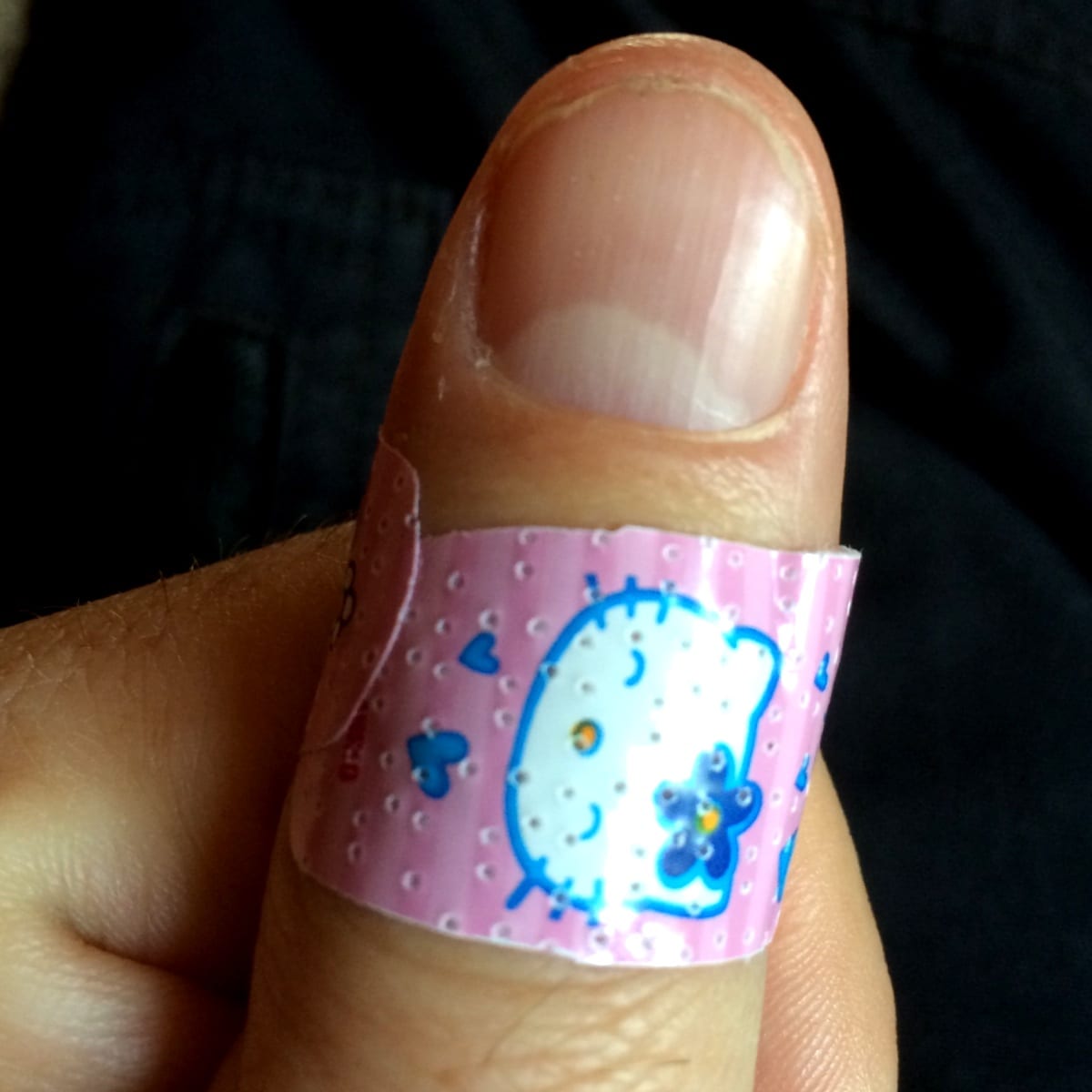 Lily has taken my Band-Aid game to a whole new level