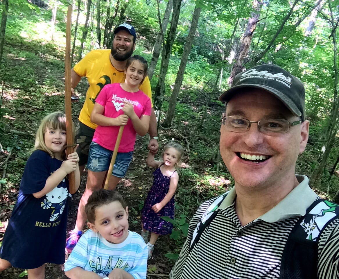 Adventure walk with the kids on our backyard trails