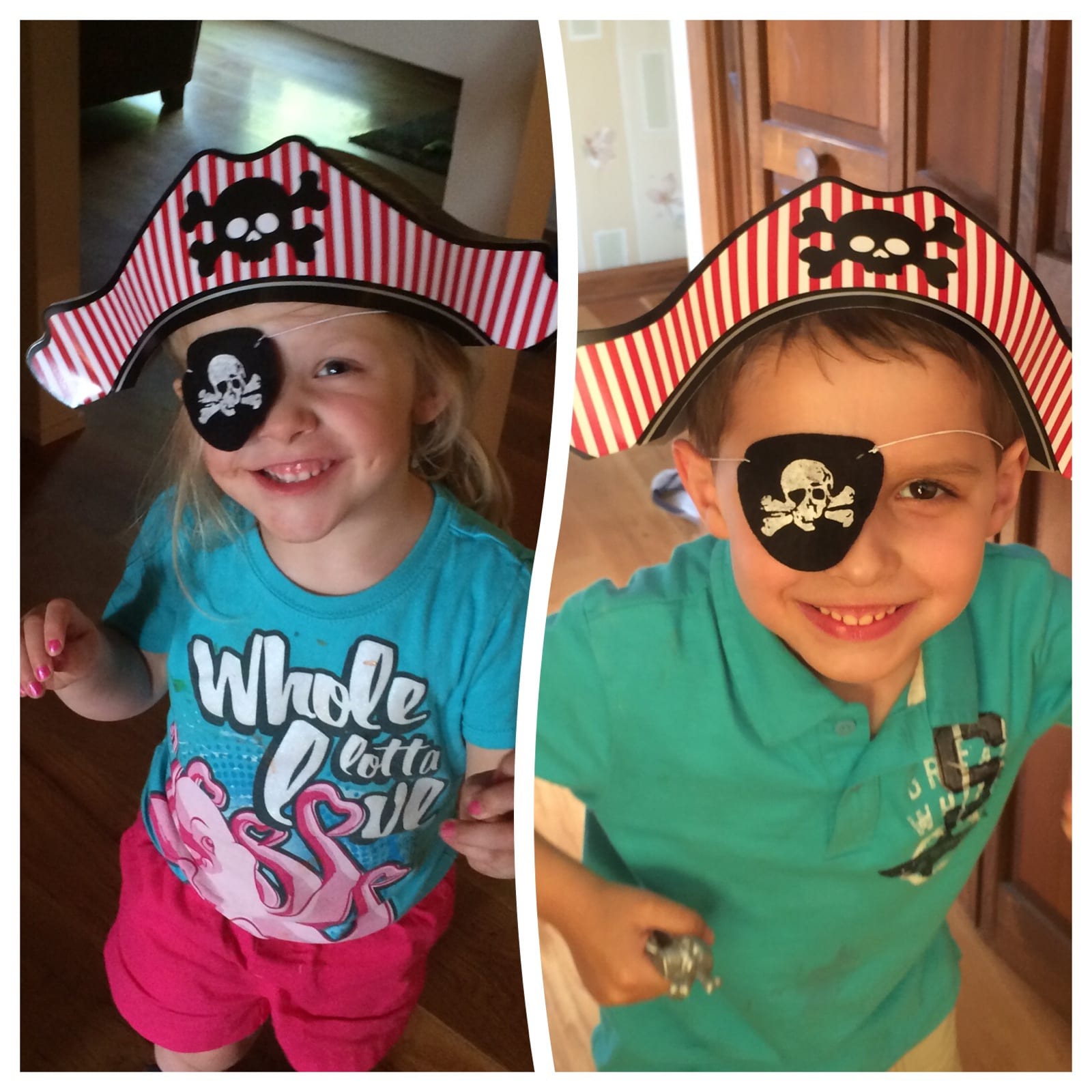 My two little pirates!