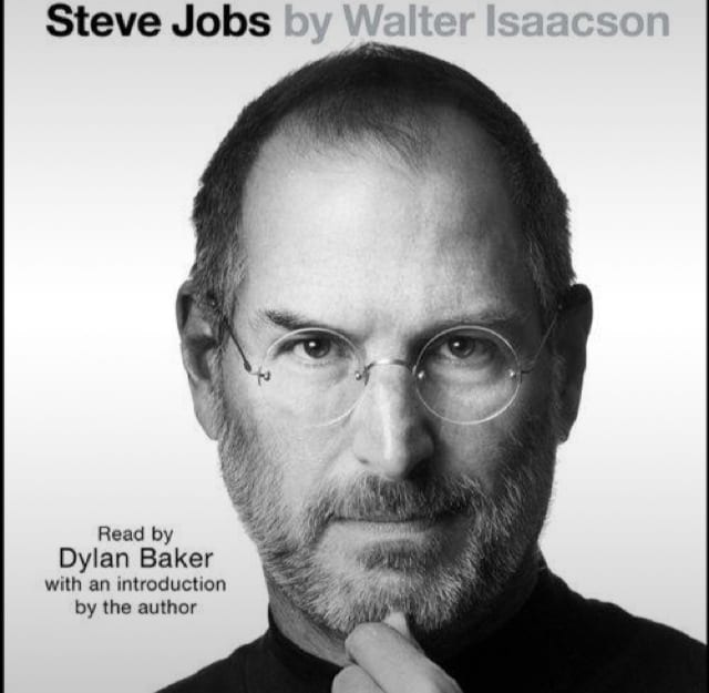 Starting to listen to the biography of Steve Jobs.
