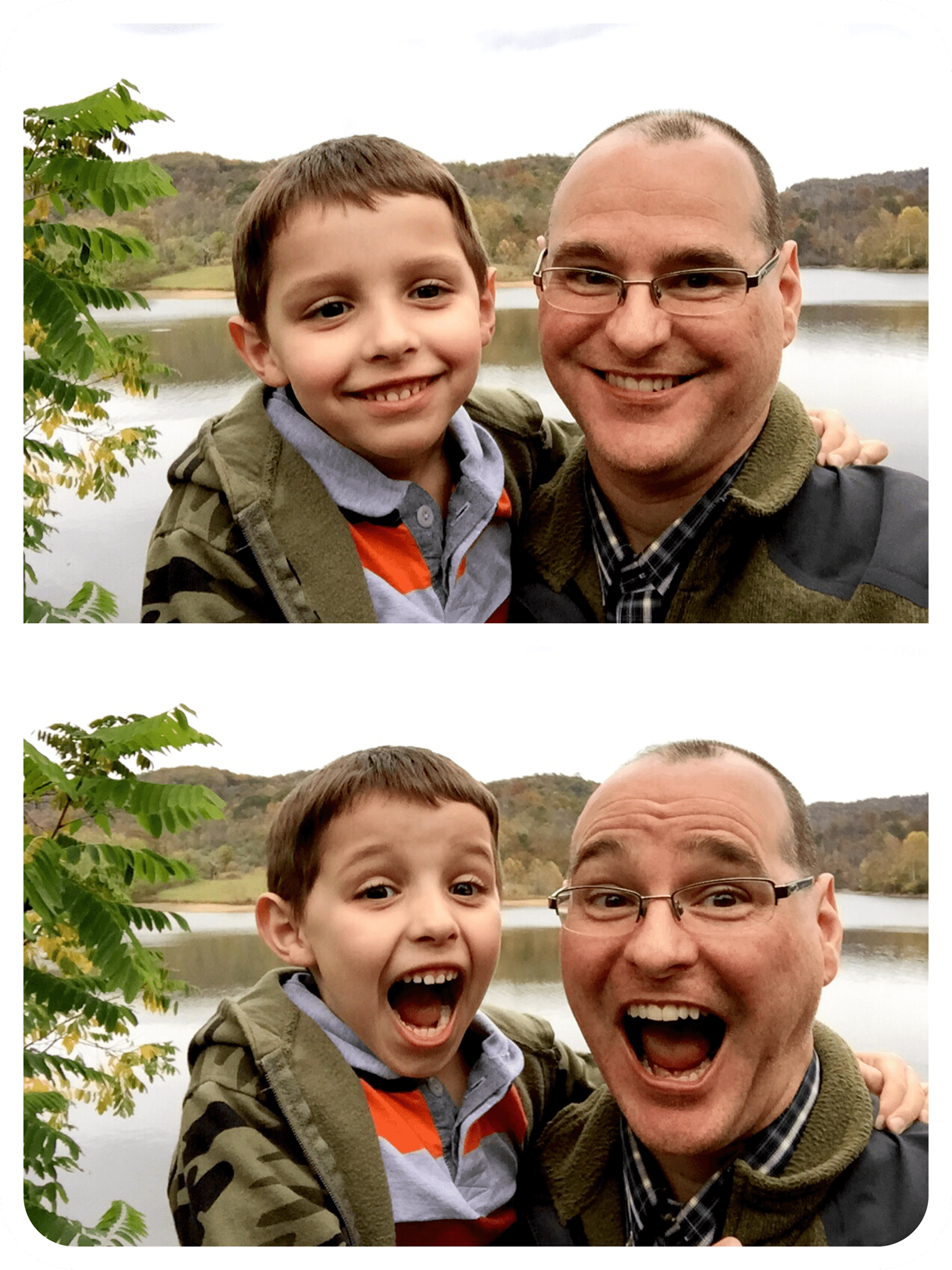 Daniel and Daddy – Funny Faces