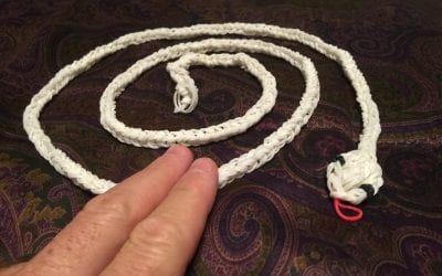Rubber band snake
