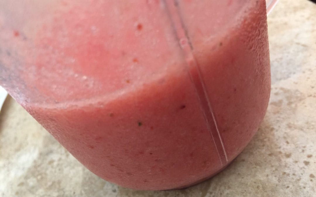 My first fruit smoothie