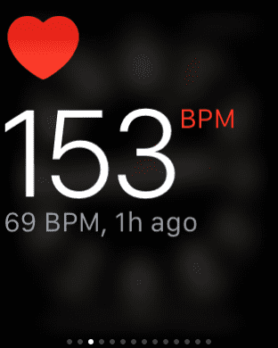 Now that’s more like it. Target heart rate.