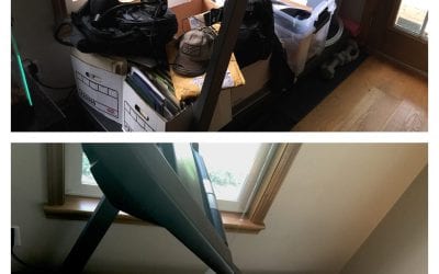 My treadmill before and after…