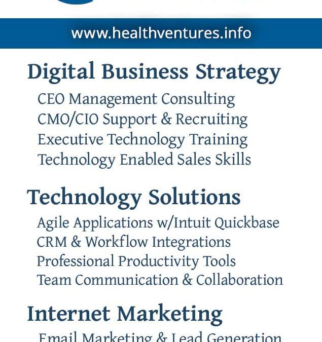 Updated Service Lines on Business Cards
