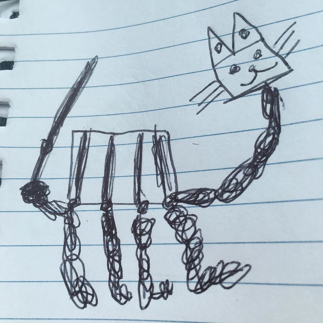 Daniel’s robot cat