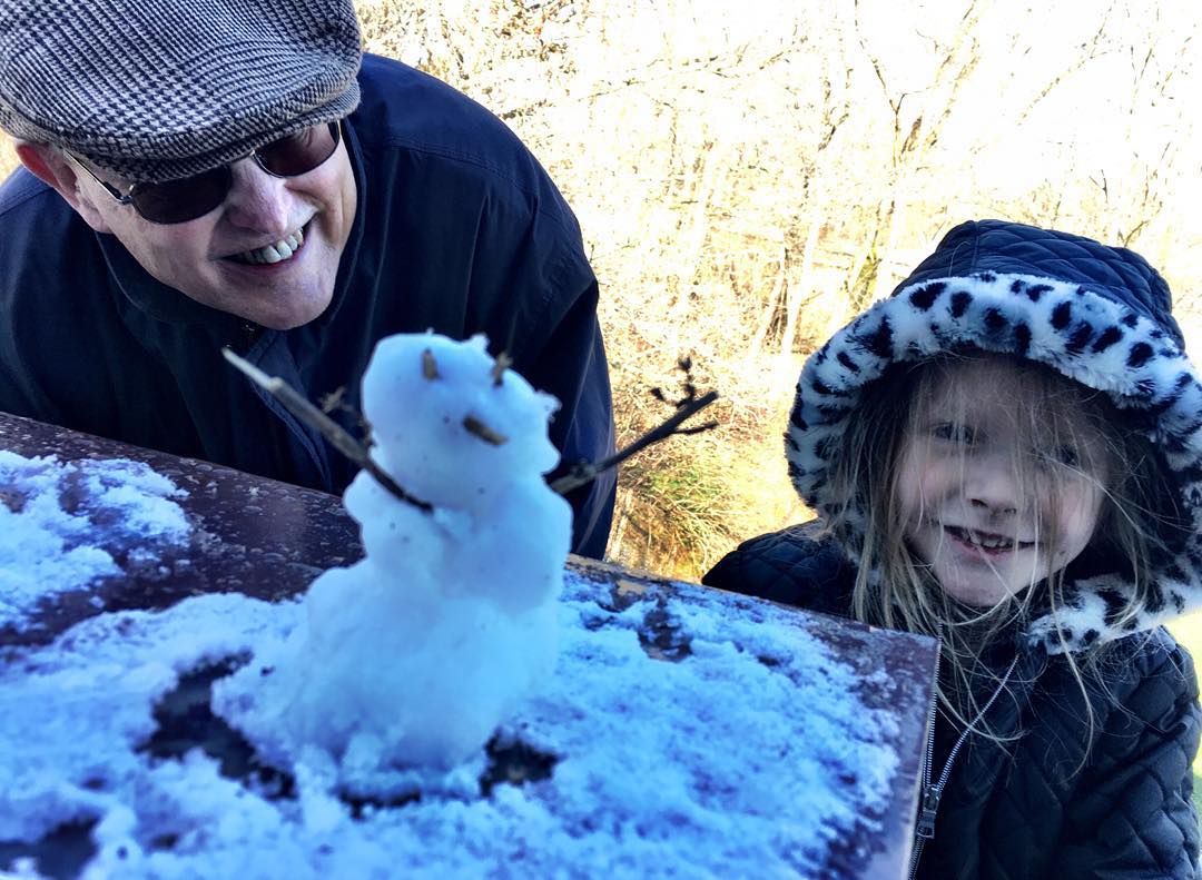 Lily and Grandpa Helmick