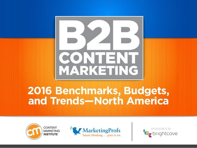 2016 B2B Marketing Budgets, Benchmarks and Trends