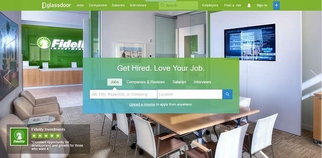 Glassdoor Screenshot