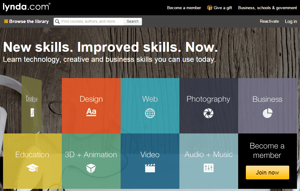 lynda-website