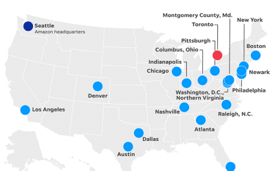 Amazon names top 20 finalists in second headquarters race