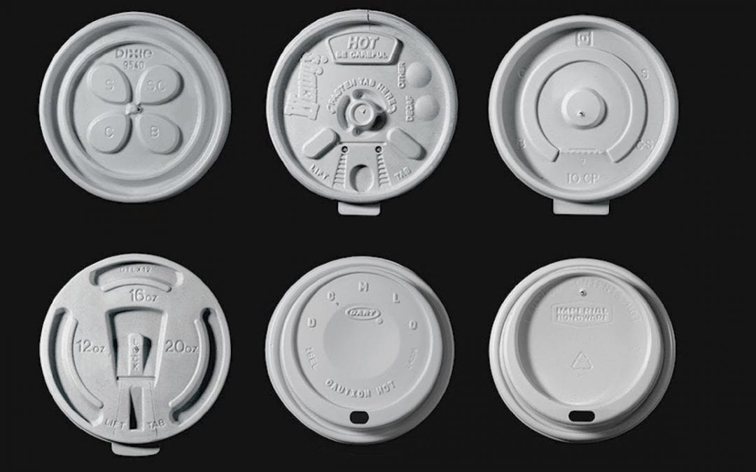 The evolution of the coffee cup lid over time