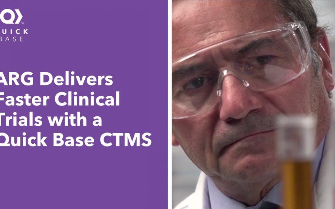 Quickbase Client Testimonial 06: How ARG Built a Clinical Trial Management System (CTMS) on Intuit QuickBase