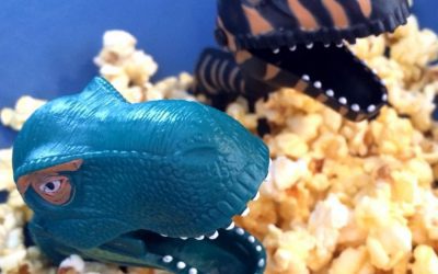 Dinosaurs like popcorn too!